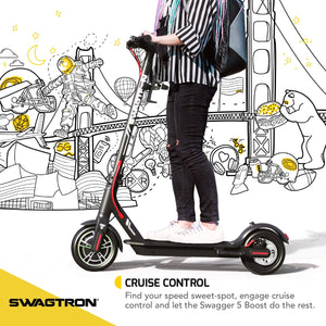 SG-5 Swagger 5 Boost Commuter Electric Scooter with Upgraded 300W Motor