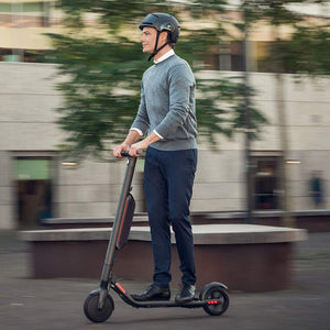 Ninebot ES4 Electric Kick Scooter with External Battery, Lightweight and Foldable, Upgraded Motor Power, Dark Grey