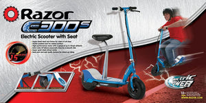 E300S Seated Electric Scooter - Clear