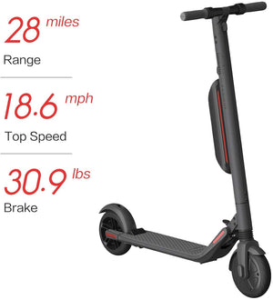 Ninebot ES4 Electric Kick Scooter with External Battery, Lightweight and Foldable, Upgraded Motor Power, Dark Grey