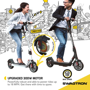 SG-5 Swagger 5 Boost Commuter Electric Scooter with Upgraded 300W Motor