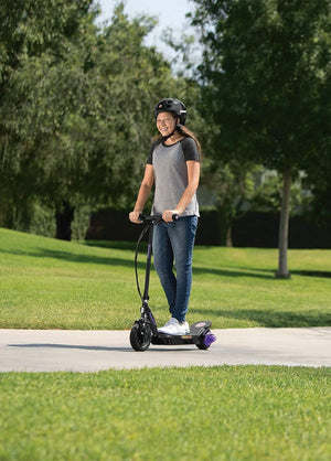 Power Core E100 Electric Scooter for Kids Ages 8+ - 100W Hub Motor, 8" Pneumatic Tire, up to 11 Mph and 60 Min Ride Time, for Riders up to 120 Lbs